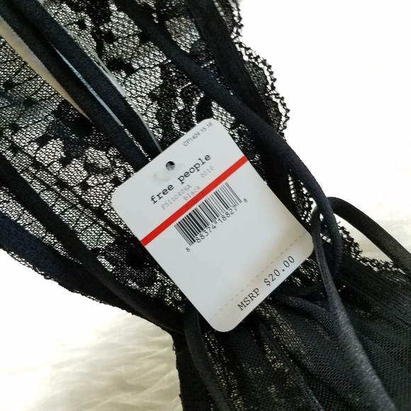 Free People Strappy Lace Sheer Bandeau Bralette - Picture 8 of 16
